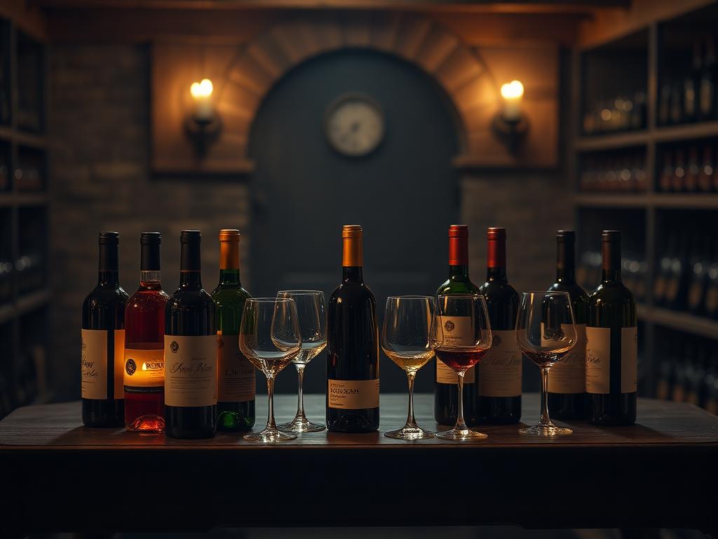 Cesta de vinhos